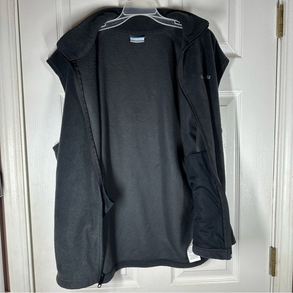 Columbia~Men's~Steens Mountain Dark‎ Gray Vest Warm Fleece~Size XL - Picture 5 of 7